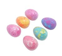 ZJchao Dinosaur Egg Bath Bombs Fizzy Bath Salt Balls with Surprise Toys Inside for Kids 6pcs Set Spa Like Retreat Stress Relief