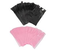 ZJchao Disposable Machine Covers for Pens 200PCS Pink Black Sleeve Set for Accessories