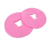 ZJchao Disposable Massage Face Cover, 100Pcs Non Woven Fabric Headrest Cover with Hole for Comfortable Breathing for Home Salon SPA Beauty Skin Management