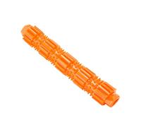 ZJchao Dog Bone Toy, Dog Teeth Cleaning Toy Bite And Brush Squeaky for Aggressive Chewers Indestructible Toothbrush Stick Bone for Small Medium Large (Orange)