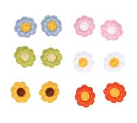 ZJchao Dog Bows With Rubber Bands, 24Pcs Ers Topknot Dog Bows Hair Pet Er Topknot With Rubber Band For For Puppy Yorkie Hair Accessories