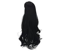 ZJchao Doll Wig, Approx. 21-24cm / 8.3-9.4in Temperature Wire, Mesh Doll Replacement Wig Long Curly for 1/3 Scale