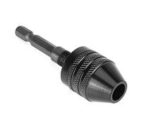 ZJchao Drill Chuck Adapter, Impact Drill Adapter 1/4in Hex Shank Keyless Chuck Collet Impact Driver Accessories Bit Power Tool for Electric