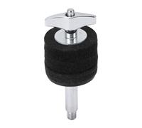 ZJchao Drum Cymbal Stack Holder with Felt Pad, Aluminum Alloy Mount for Percussion Setup Compatible with Most Drum Kits, Secure & Adjustable Design (Black)