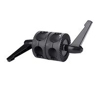 ZJchao Dual Wheel Reflector Holder Bracket Support Rotator Light Stand Adapter with Adjustable Angle for Photography Accessories