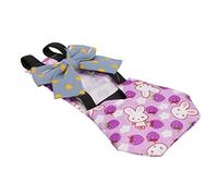 ZJchao Duck Poultry Washable Pet Chicken Diapers - Cute Pattern Leakproof Diapers for Chickens, Ducks, and Other Poultry (Purple)