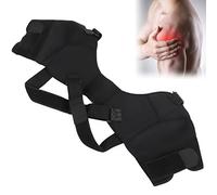 ZJchao Elastic shoulder bandage Shoulder belt, double shoulder support belt nylon For pain relief Shoulder compress protection Wrap Brace for posture correction Shoulder belt Back stabilizer(M)