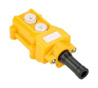 ZJchao Electric Controller 120 Crane Hoist Pendant Controller COB-61 Durable ABS Push Button Switch for Lifting Applications - Compact Design with One-Handed Operation