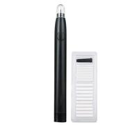 ZJchao Electric Eraser Set, Battery Powered Pen Shape Eraser with 2 Size Refills for Sketching Drafting Painting Artists Students (17.5cm)