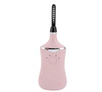 ZJchao Electric Heated Eyelash Curler Lash Curler Heated Eyelash with 3 Temperature Settings 3 Replaceable Brush Heads Smart Memory Function for Long Lasting Curls (Roseate)
