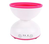 ZJchao Electric Makeup Brush Cleaner Makeup Brush Washer Cleaning Machine Cordless Rotating 2 Speeds Spinning Dry Open Silicone Bowl 1200mAh Battery for 1-8 Brushes (White)