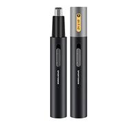 ZJchao Electric Nose Hair Trimmer Arched Cutter Head USB Rechargeable Nose Hair Clipper with Sideburn Eyebrow Trimmer for Easy Replacement Quiet (Sideburn 2 in 1)