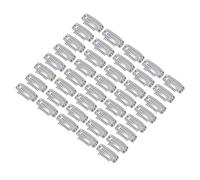 ZJchao Extension Clips For Women, Wig Clips To Secure Wig No Sew 40pcs 9 Teeth Stainless Steel 1.3in U Shape For Extensions (Silver)