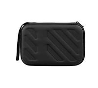 ZJchao External Hard Drive Case Shockproof EVA Hard Shell 2.5 Inch SSD Protective Carrying Case with Mesh Pocket and Soft Inner Fabric for Travel Office Use Black 6.10 X 3.94 X 1.38