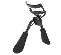 ZJchao Eye Lash Tilbury Stainless Steel Eyelash Curler with Silicone Pad Ergonomic Design for All Eye Shapes Black (Black)