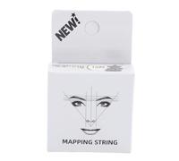 ZJchao Eyebrow Mapping String Pre Inked Microblading Measuring Thread Professional Brow Design Tool for Salon Home Use Durable ABS Material (White)