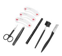 ZJchao Eyebrow Trimmer Set for Women Makeup Tools Eyebrow Pencil 8pcs Stainless Steel Quick Trim Small Convenient Travel Size