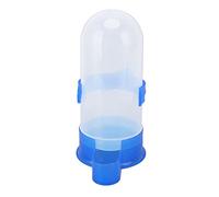ZJchao Feeder, Waterer Blue Plastic Large Capacity Bird Water Dispenser Automatic Design for, Birds Feeding and Watering (Blue Large Size)
