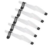 ZJchao Fish Pole Cover Telescopic Fishing Rod Tip Caps 5pcs Durable Plastic Protector for Sea Fishing Accessories Adjustable Lightweight Covers (4#)