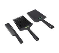 ZJchao Flat Topper Comb with Leveling Angle Comb, 9 Inch Clipper for Men Haircut Barbering Tools 3PCS Professional Styling Set for Salon and Home Use ABS Plastic Nylon Composite (3pcs Set)