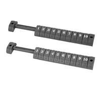 ZJchao Foosball Table Replacement Parts, Foosball Accessories 10 Numbers Scoring Score Table Football Score Parts Football Scoring (Black)