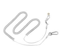ZJchao for Conures Lovebird 6m Bird -Bite Flying Training Rope Leash Kits with U-Shackle, Lightweight & Portable, Random Color Options (4.5MM+6M flying rope)