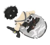 ZJchao Funny Dog Clothes, Breathable Soft Polyester Pet Costume with Stylish Design, for Halloween Christmas Party Daily Wear (S)