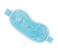 ZJchao Gel Eye Pack, Reusable Hot Cold Compress Cooling Eye Sleeping Travel Driving Fatigue Relief PVC Gel Pad SPA Massage Dark Circles Puffiness Redness Swellin (Light Blue)