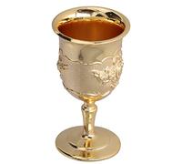 ZJchao Gold Goblets, Metal Goblets with 2Pcs for Traveling Decoration