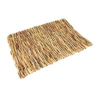 ZJchao Grass Mat, Guinea Pig Rabbit Mat Small Animal Cages Rabbit Foraging for Guinea Pig Hamster Rat (L)
