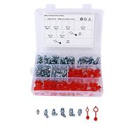 ZJchao Grease Fitting, 160PCS Hex Straight Elbow Type 45° 90° 180° Hydraulic Grease Fitting Zerks for Cars Motorcycles Trucks Farms