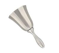 ZJchao Hand Bell, Stainless Steel Hand Bell with Stainless Steel Silver Bells Small Bells for