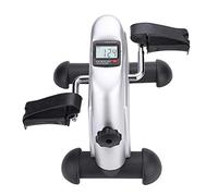 ZJchao Hand Foot Pedal Trainer, Mini Exercise Bike, Under Desk Bike Pedal Exerciser, Portable Mini Exercise Bike with LCD Display for Home/Office