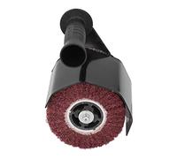 ZJchao Handheld Burnishing Tool for Metal Polishing, Wire Brush Attachment for Angle Grinder, Portable Surface Finishing Wheel Sander for Projects