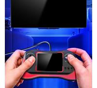ZJchao Handheld Game Console, Retro Portable Gaming Device with 500 Classic Games, 3.5in HD Screen, Rechargeable Battery, for Kids Adults Gift (Red)