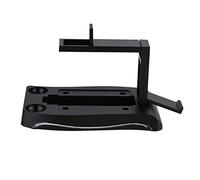 ZJchao Headset 2 Motion VR Charging Dock Station - Multi-Function Stand for VR Glasses & Dual PS Move Controllers with LED Indicator