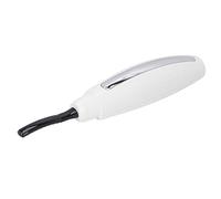 ZJchao Heated Eyelash Curler, USB Rechargeable Electric Lash Curling Tool with 3 Strength Gears for Long Lasting Curled Eyelashes (White)