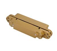ZJchao Hinge Concealed the Adjustable 3D Door Hinge Zinc Alloy 180-Degree Opening Flexible Installation for Wooden Doors Heavy-Duty Load Capacity 40kg (Gold)