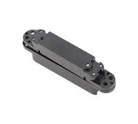 ZJchao Hinge Concealed the Adjustable 3D Door Hinge Zinc Alloy 180-Degree Opening Flexible Installation for Wooden Doors Heavy-Duty Load Capacity 40kg (Black)