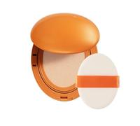 ZJchao Hydrating Cushion Foundation Lightweight Cover Cushion Buildable Coverage Semi-Glow Finish Korean BB for Sensitive Skin with One-Press Opening Mechanism (18g)