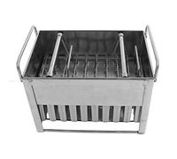 ZJchao Ice Mold, Ice Pop Mold For Kids Approx. 34.6 X 24 X 24 Cm / 13.6 9.4 9.4 in Stainless Steel Pop With a Capacity of 50ml per Cup For Home Commercial
