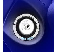 ZJchao in Ignition Ring Car Luminous Ignition Switch Circle Key Hole Cover Trim for 2005-2018 - Stylish Luminous Cover in Aluminum Alloy (Black)