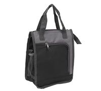 ZJchao Insulated Medium Sized Insulated Refrigerated Bag Oxwick Durable Design Spacious Reusable Grocery Tote for Work Travel and Hiking 22x12x26cm (Black)
