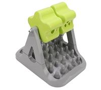 ZJchao Interactive Pet Slow Feeder - ABS Dog Food Dispenser with Double Roller Design for Eating and Intelligence Training