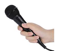 ZJchao Karaoke Microphone for Singing, Portable Handheld Wired Dynamic Microphone with Clear Sound for Speakers, Amplifiers, Black