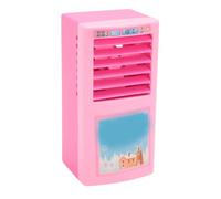 ZJchao Kids Air Conditioner Toy Dollhouse Miniatures High Simulation ABS Plastic Pink with Real Details for Party Favors Birthday Gifts