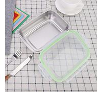 ZJchao Kids Lunch Box, 850ml with Stainless Steel Stainless Steel Box Stainless Steel Lunch Box for Kids for Long Term Use