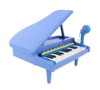 ZJchao Kids Mini Keyboard Piano, 23 Keys ABS Multifunctional Toddler Piano Musical Keyboard with Microphone Children Musical Instrument Educational Activity Toy Birthday Gift for Girls Boys