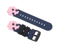 ZJchao Kids Smart Watch Band Soft Silicone Replacement Strap with Durable Steel Buckle for Sports Outdoor Play Breathable Skin Friendly 15mm Band for Boys Girls Smartwatch (Roseate)