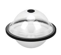 ZJchao Large Capacity Round Ice Ball Maker Ice Ball Mold Bath Sphere Model with Silicone and Plastic Reusable Design for Bath and Drink Chilling